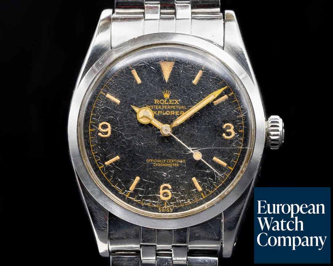 Image of Rolex Vintage Explorer I 6610 Gilt "Chapter Ring" Dial ORIGINAL OWNER