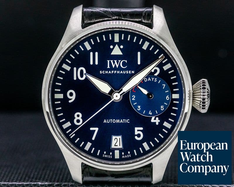 Image of IWC Big Pilot "LE PETIT PRINCE" Blue Dial 