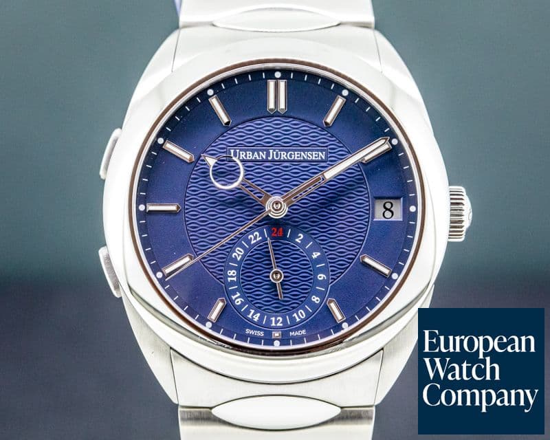 Image of Urban Jurgensen One Collection GMT blue Dial / SS