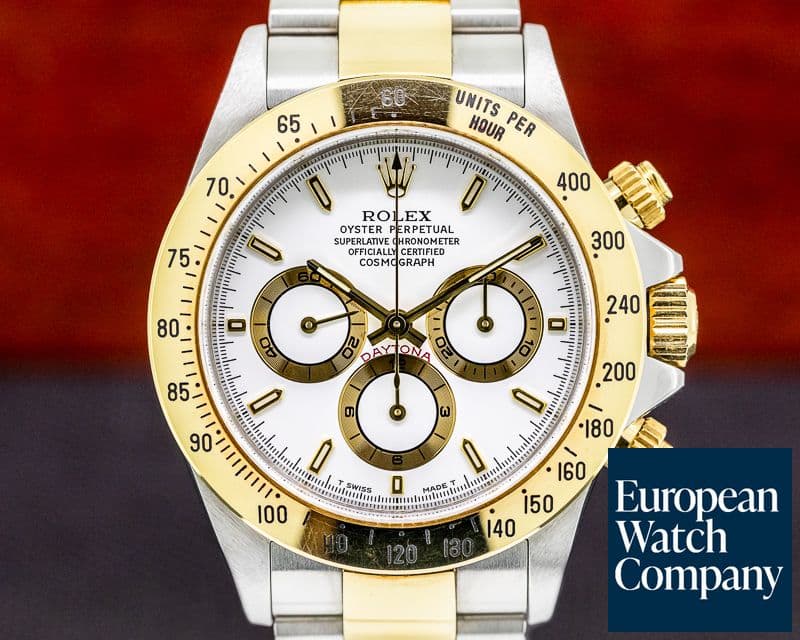 Image of Rolex Zenith Daytona 16523 Cosmograph 18k / SS LIKE NEW FULL SET 