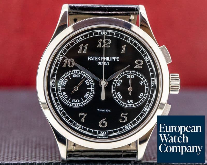 Image of Patek Philippe Chronograph 5170G TIFFANY 18K White Gold Black Dial