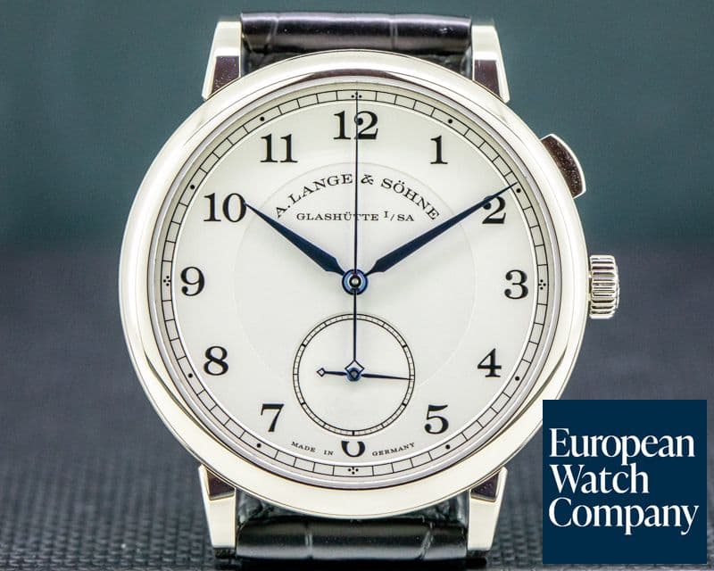 Image of A. Lange and Sohne 1815 Homage to Walter Lange "Jumping Seconds" Limited 18K White Gold 