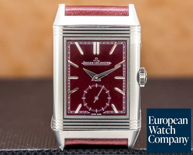 Image of Jaeger LeCoultre Reverso Tribute Small Seconds Burgundy 2020 UNWORN