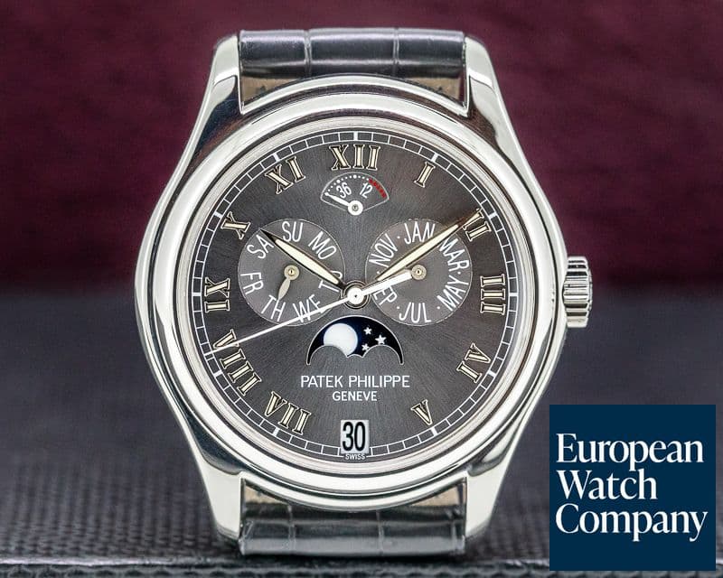 Image of Patek Philippe Annual Calendar Power Reserve Grey Dial Platinum 