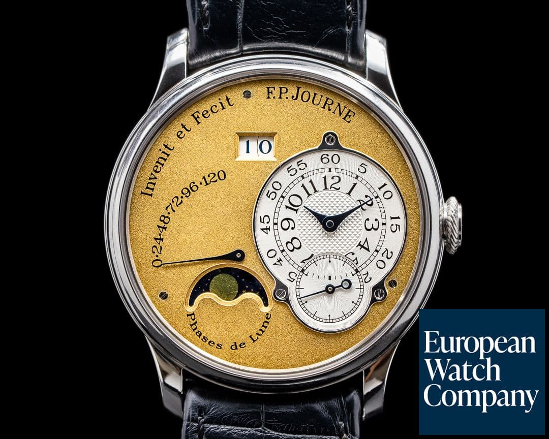 Image of F. P. Journe Octa Lune Platinum BRASS MOVEMENT 38MM FULL SET FACTORY SERVICE