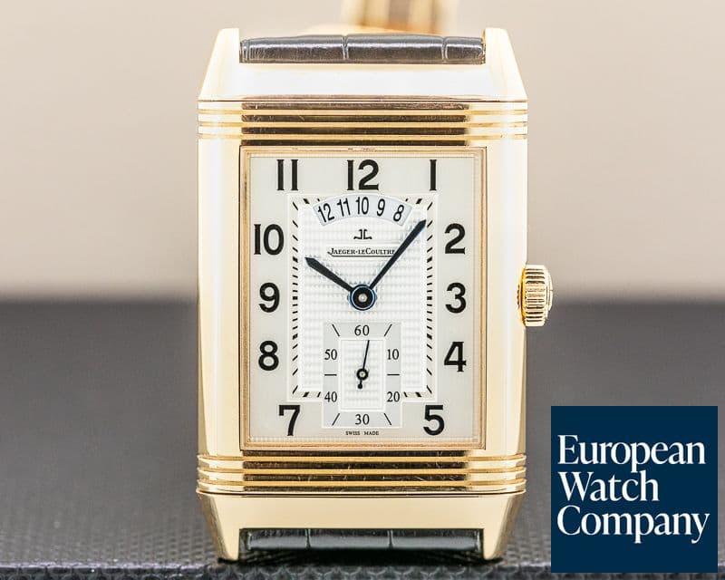 Image of Jaeger LeCoultre Grande Reverso Duo 18k Rose Gold / Rose Gold Deployant Buckle