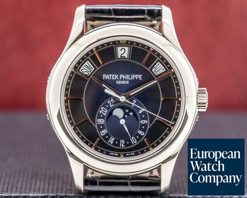 Image of Patek Philippe Annual Calendar Blue Dial 18K White Gold 2020 UNWORN

