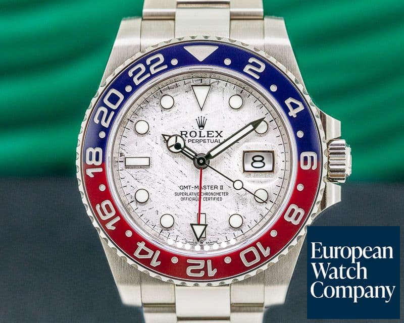 Image of Rolex GMT Master II  126719 Meteorite Ceramic "Pepsi" 18K White Gold 2019