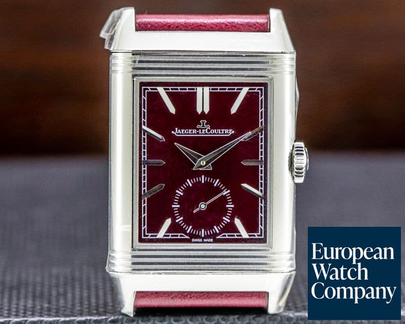 Image of Jaeger LeCoultre Reverso Tribute Small Seconds Burgundy 2020 UNWORN