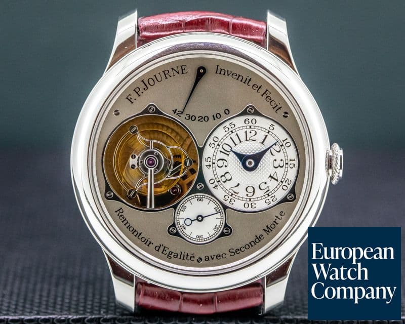 Image of F. P. Journe Tourbillon Souverain Remontoir "Dead Beat Seconds" Platinum 40MM 