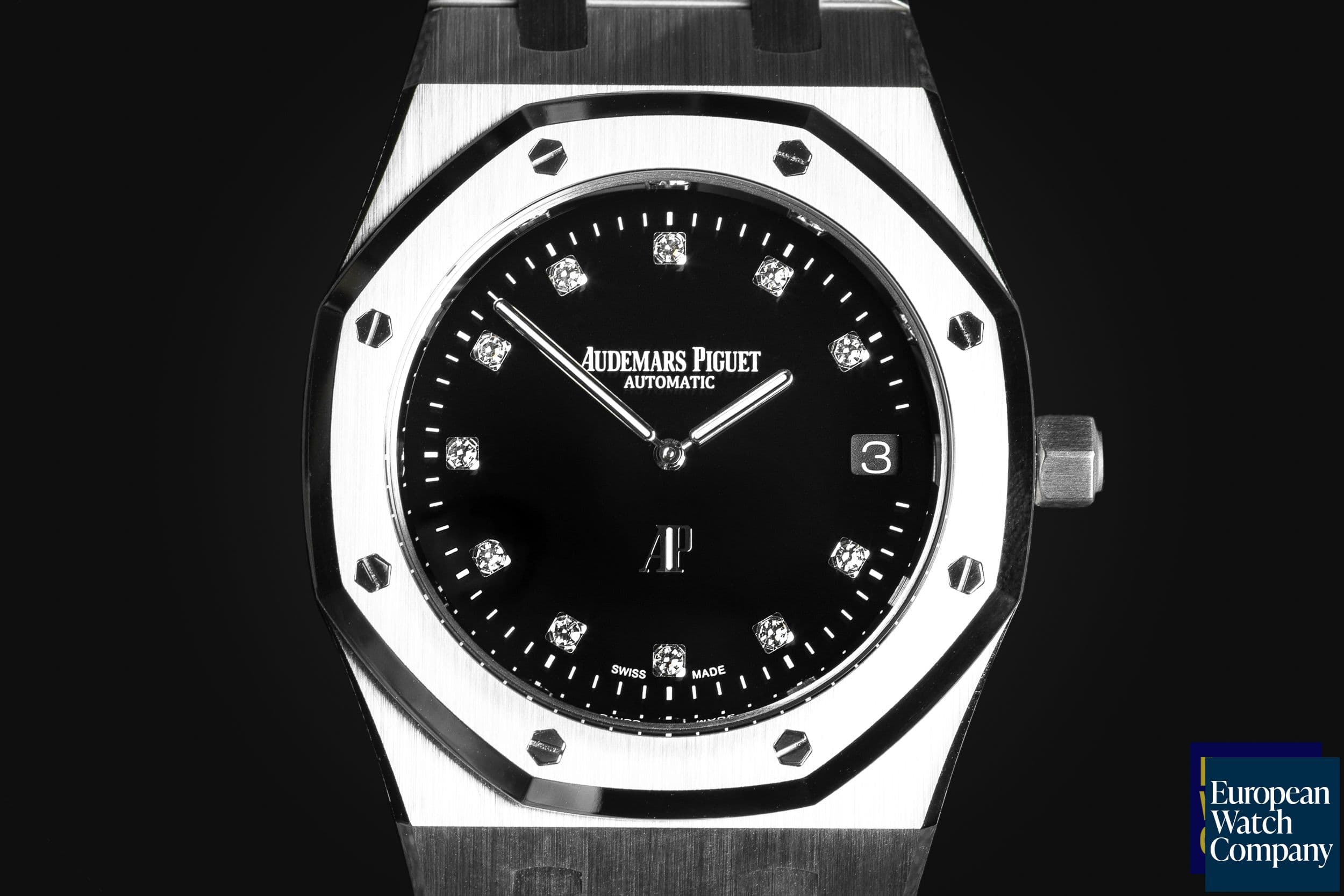 Image of Audemars Piguet Royal Oak 15206PT YOSHIDA Onyx / Diamond Dial LIMITED UNWORN