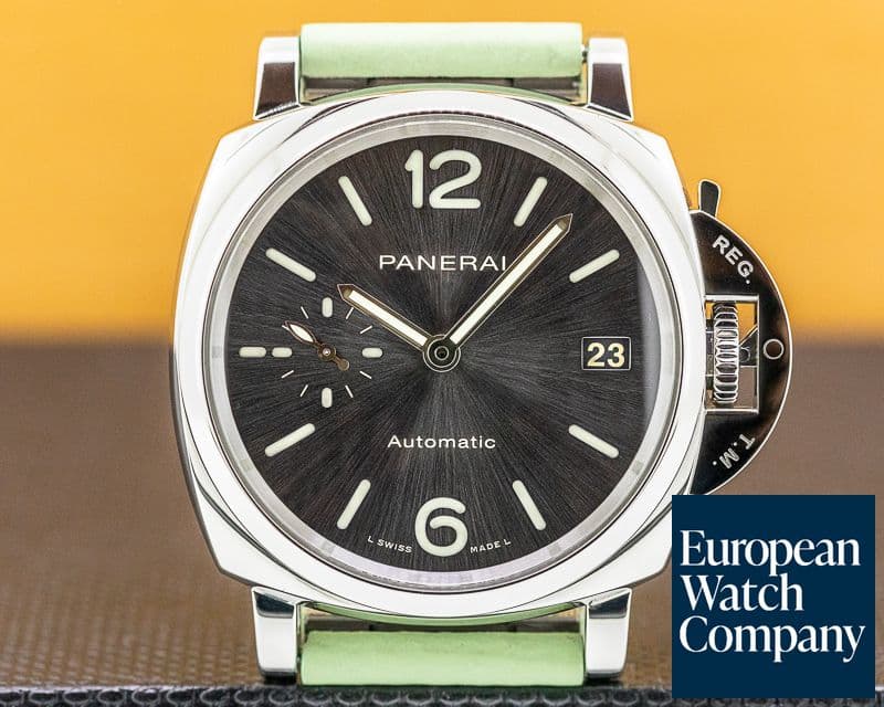 Image of Panerai Luminor Due Automatic Acciaio Grey Dial 38mm