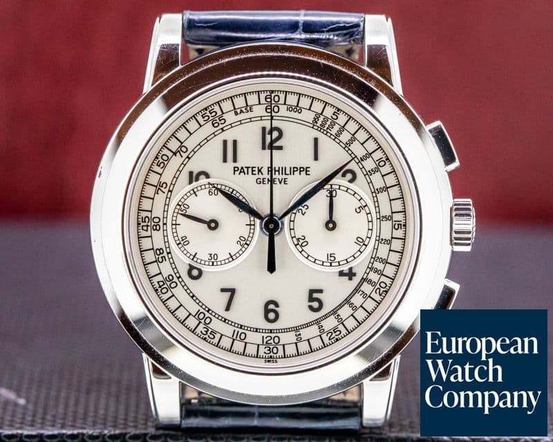 Image of Patek Philippe 5070G White Gold Chronograph UNPOLISHED  CRISP
