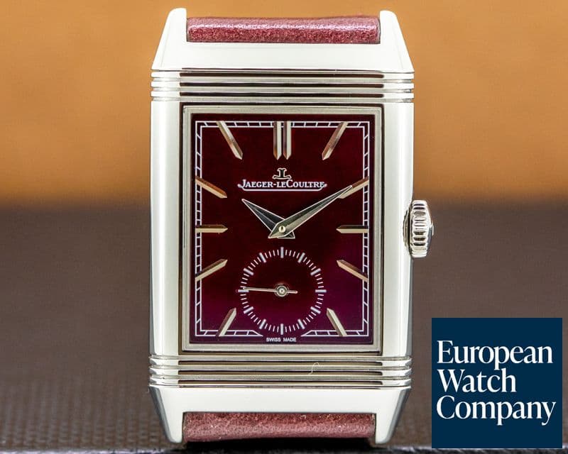 Image of Jaeger LeCoultre Reverso Tribute Small Seconds Burgundy 2020 UNWORN