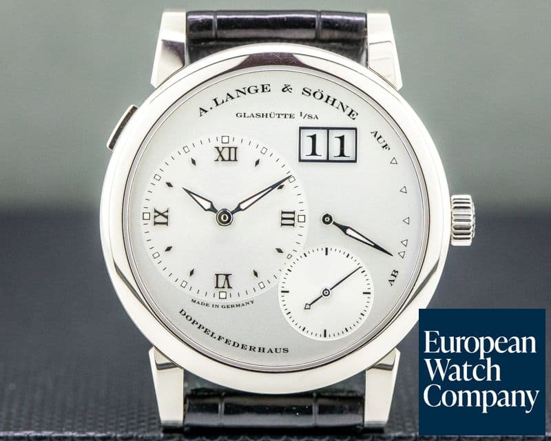 Image of A. Lange and Sohne Lange 1 18K White Gold Silver Dial