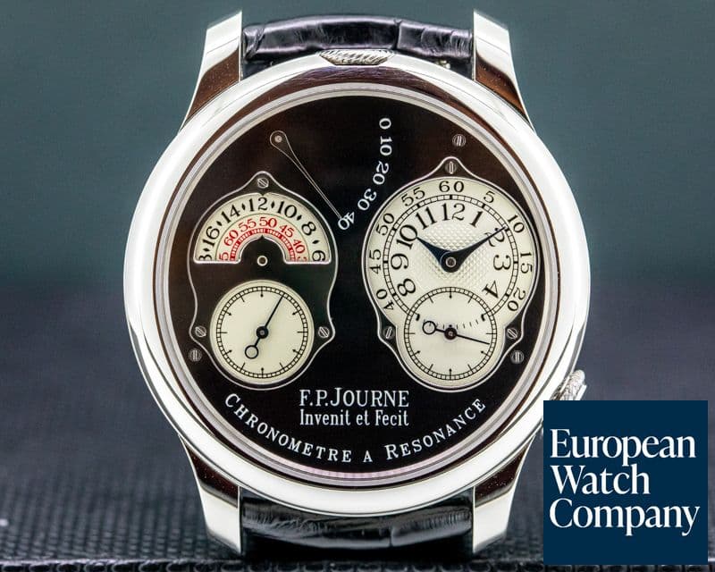 Image of F. P. Journe Chronometre Resonance Platinum "BLACK LABEL" 40MM