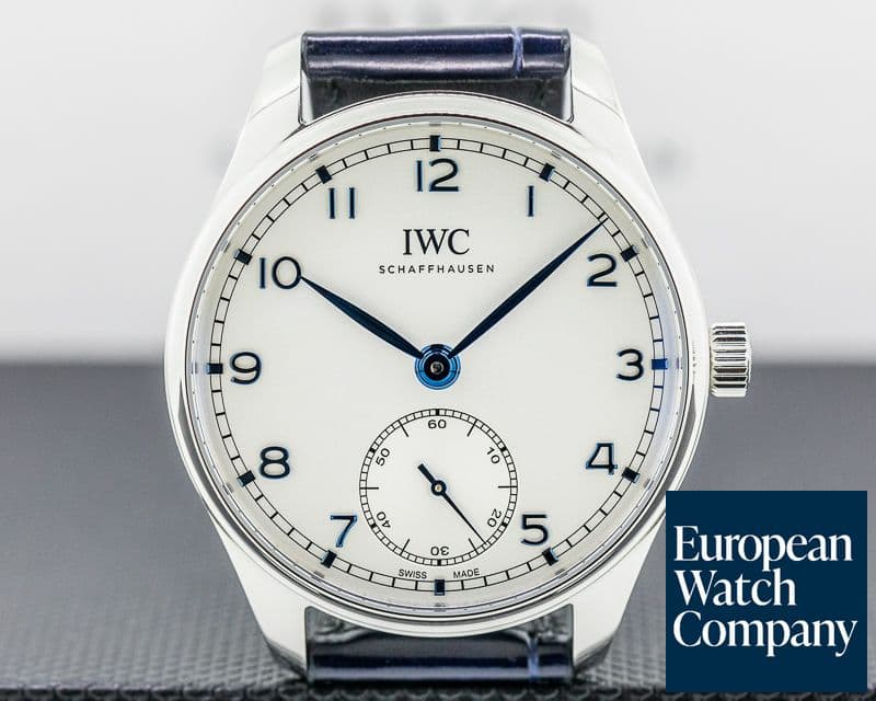 Image of IWC Portugieser Automatic 40mm SS Silver Dial / Blue Numerals