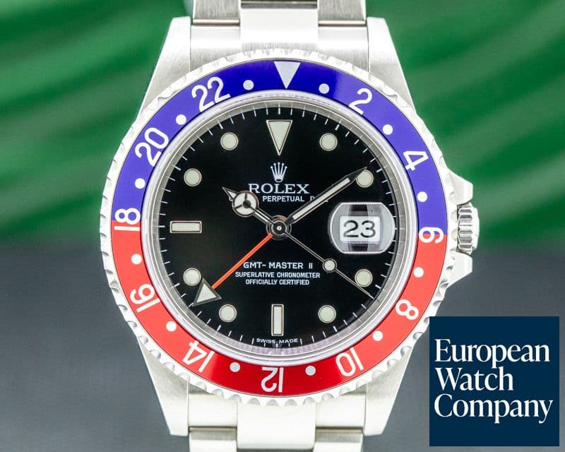 Image of Rolex GMT Master II SS Red / Blue Pepsi Bezel 
