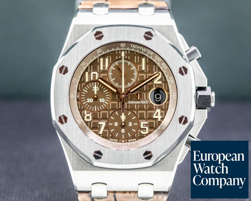 Image of Audemars Piguet Royal Oak Offshore Brown "Havana" Dial SS 