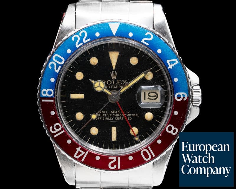 Image of Rolex Vintage GMT Master Gilt Underline Pepsi Bezel c. 1964