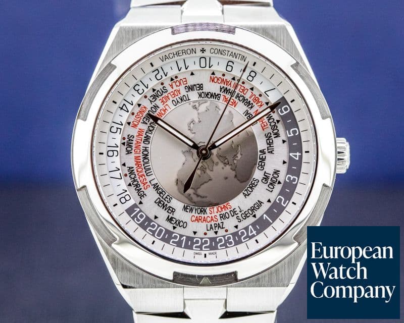Image of Vacheron Constantin Overseas 7700V World Time Silver Dial SS