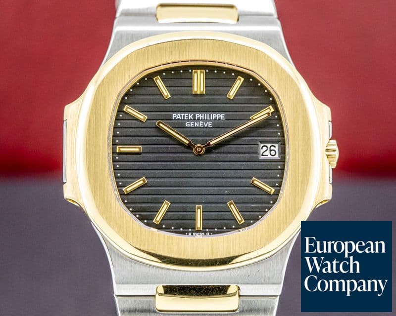 Image of Patek Philippe Nautilus Jumbo 3700 2 Tone SS / 18k FULL SET WOW 
