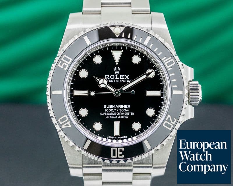 Image of Rolex Submariner 114060 No Date Ceramic Bezel SS 2019