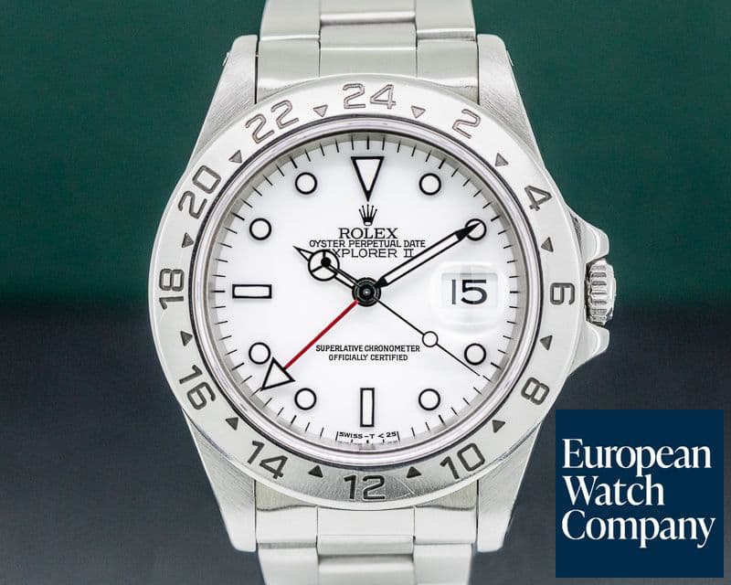 Image of Rolex Explorer II 16570 White Dial SS