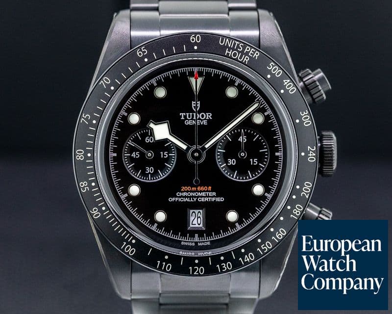 Image of Tudor Tudor Heritage Black Bay Chronograph Dark LIMITED