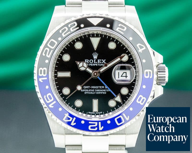 Image of Rolex GMT Master II Ceramic Black & Blue "Batman" SS 2018