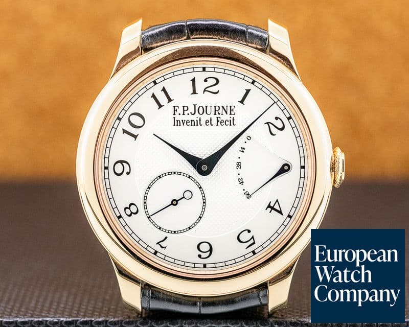 Image of F. P. Journe Chronometre Souverain Red Gold / Silver Dial 40MM 2020