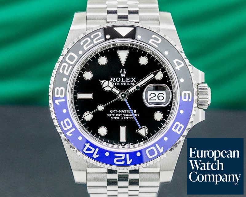 Image of Rolex GMT Master II 126710 Ceramic "Batman" SS / Jubilee UNWORN