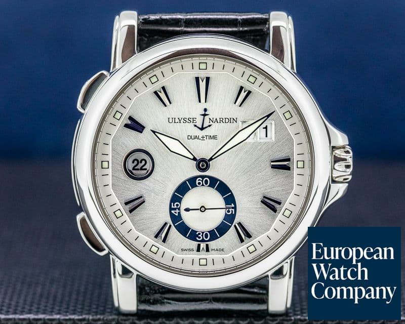 Image of Ulysse Nardin Dual Time SS 42MM Silver Dial