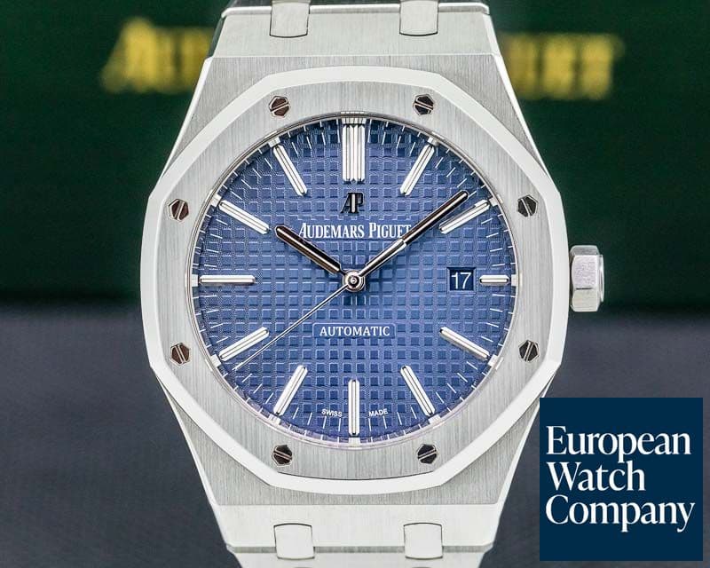 Image of Audemars Piguet Royal Oak "BOUTIQUE ONLY" Blue Dial SS 