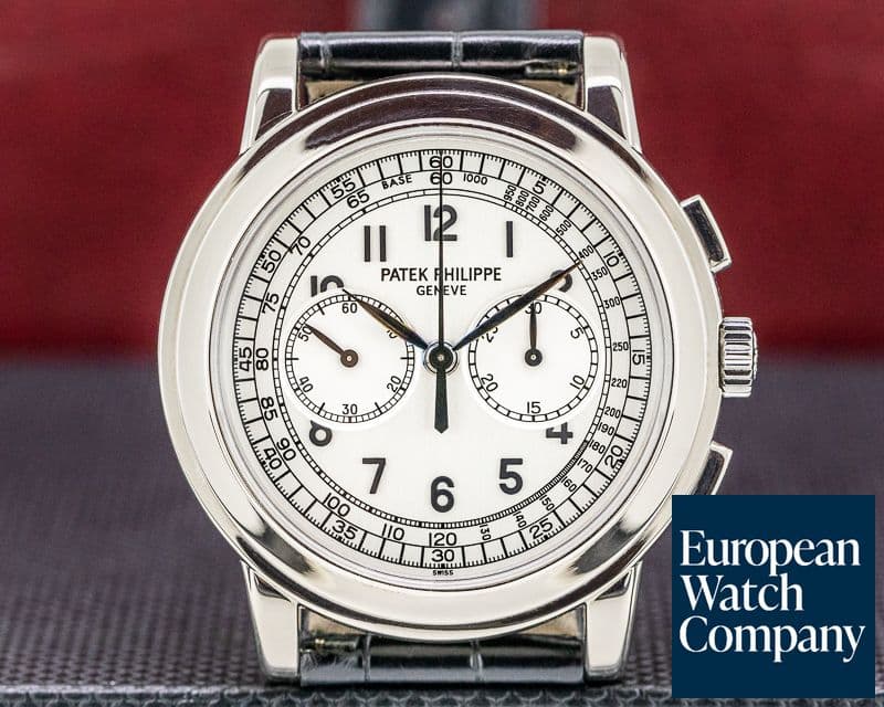 Image of Patek Philippe 5070 White Gold Chronograph SHARP 