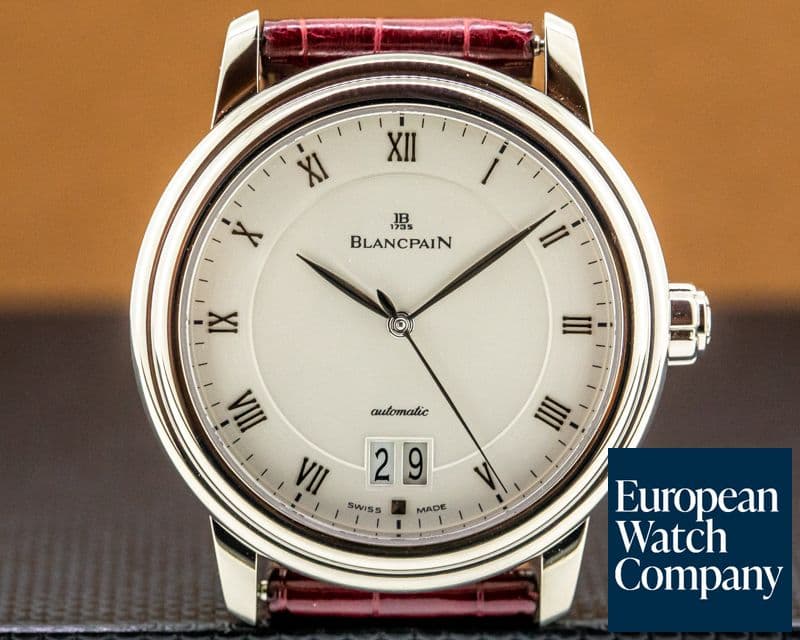 Image of Blancpain Villeret Big Date 18K White Gold 38MM