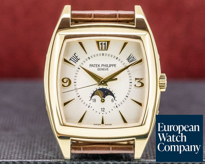 Image of Patek Philippe Gondolo Calendario 5135J Cream Dial 18K Yellow Gold 
