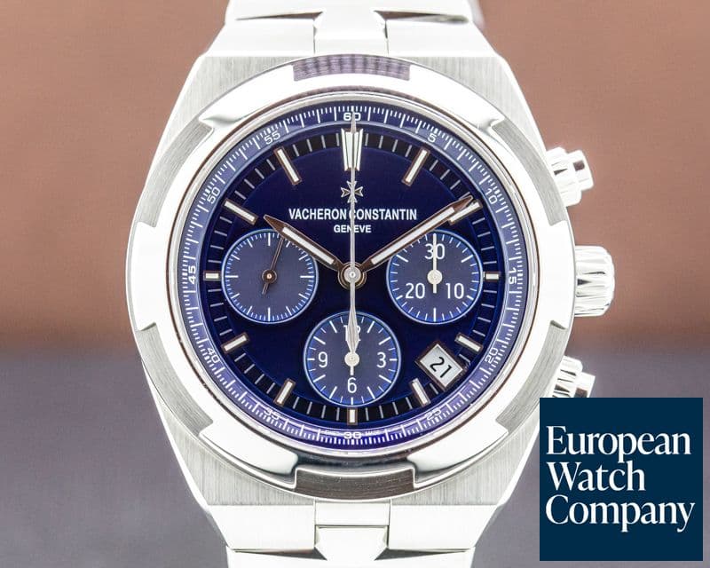 Image of Vacheron Constantin Overseas Chronograph 5500V Blue Dial SS / SS 