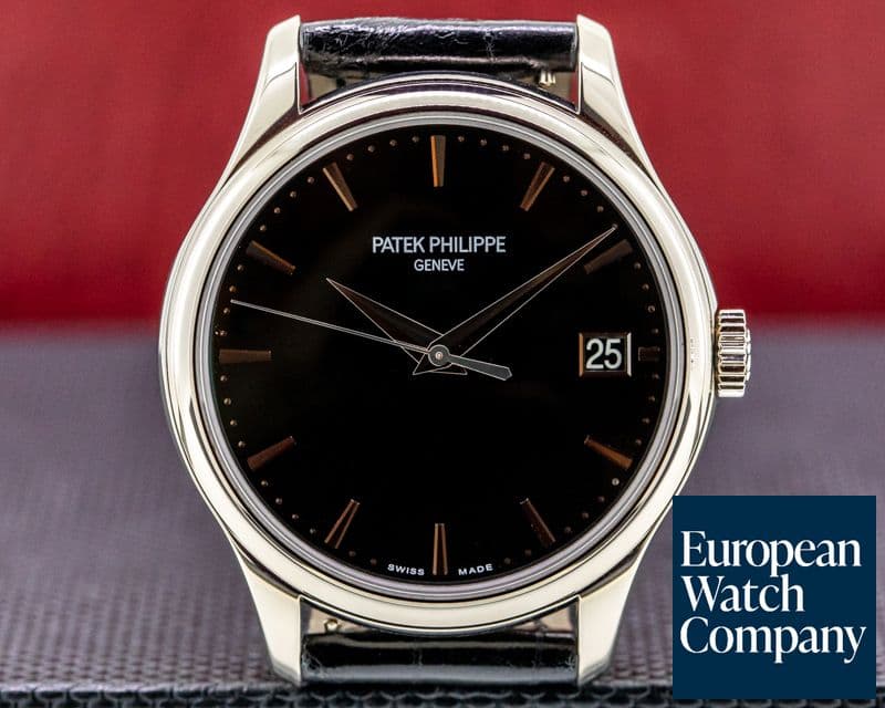 Image of Patek Philippe Calatrava 5227G Automatic 18K White Gold Black Dial 