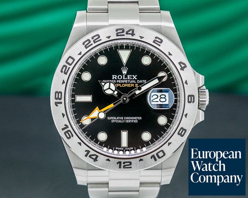 Image of Rolex Explorer II 216570 Black Dial SS 2020 UNWORN