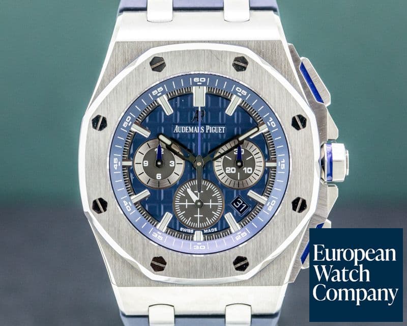 Image of Audemars Piguet Royal Oak Offshore 26480TI Blue Dial 42mm Titanium
