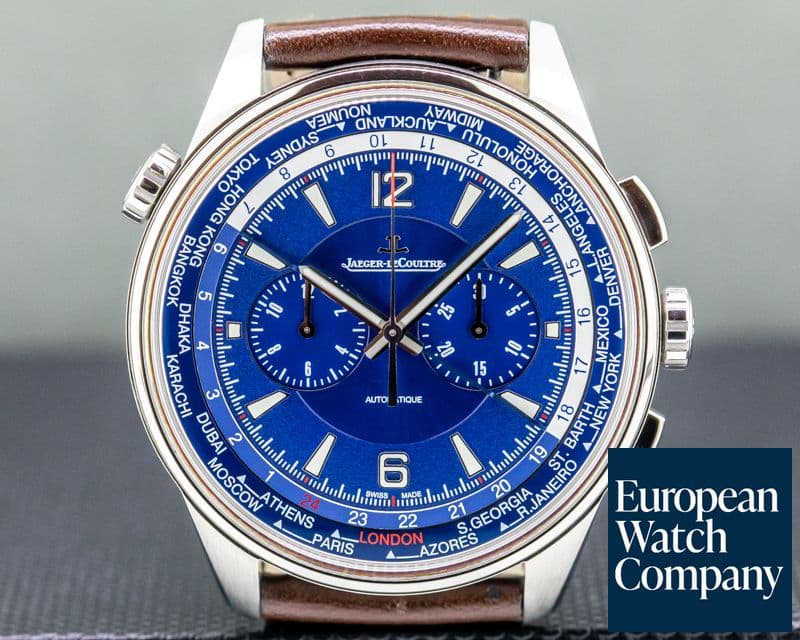 Image of Jaeger LeCoultre Polaris Chronograph WT Titanium Blue Dial