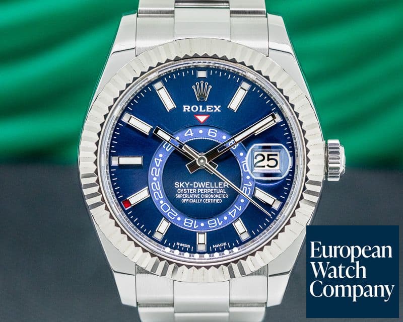 Image of Rolex Sky Dweller 326934 Steel Blue SS / Bracelet 