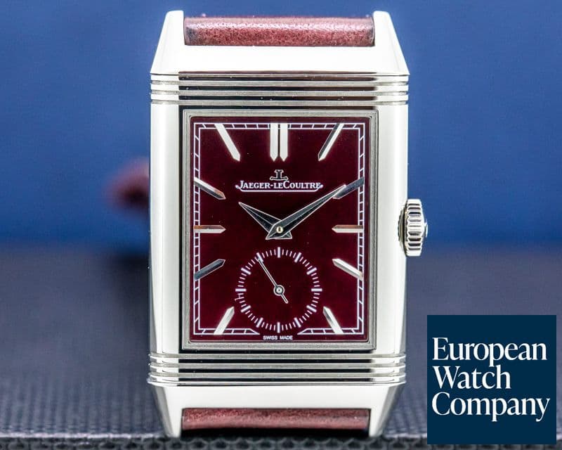 Image of Jaeger LeCoultre Reverso Tribute Small Seconds Burgundy 2020 