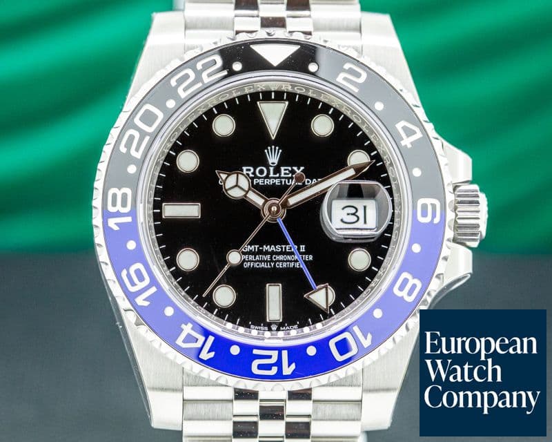 Image of Rolex GMT Master II 126710 Ceramic "Batman" SS / Jubilee UNWORN