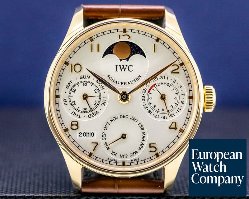 Image of IWC Portuguese Perpetual Calendar II 18K Rose Gold 