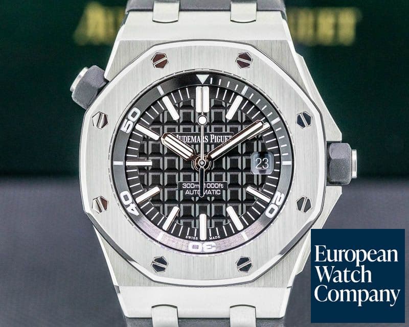 Image of Audemars Piguet Royal Oak 15710ST Offshore Diver Black / Rubber 