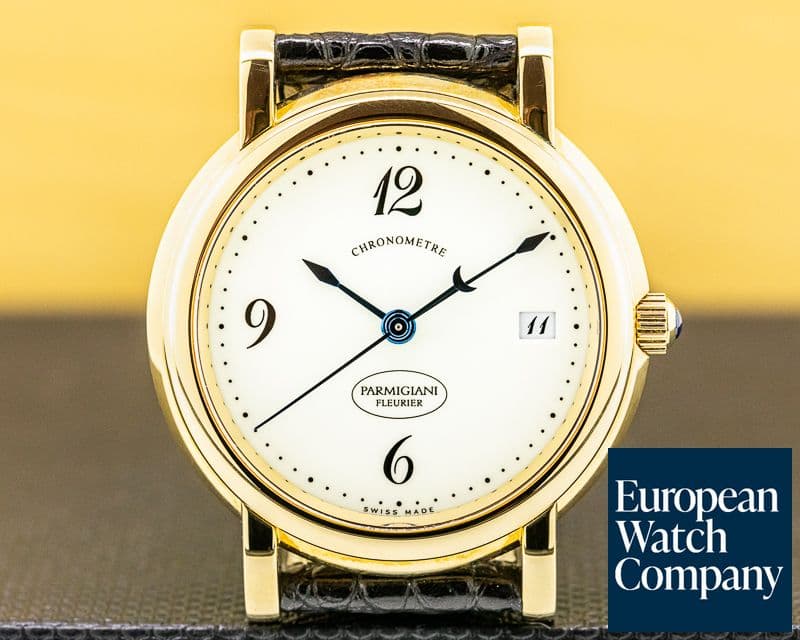 Image of Parmigiani Basica 18k Yellow Gold / White Dial