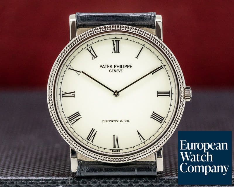 Image of Patek Philippe Calatrava 3520 18K White Gold Manual Wind "Tiffany & Co"