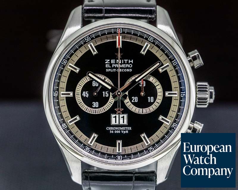 Image of Zenith El Primero Split Second Chronograph Grande Date SS / Depolyant